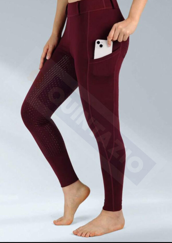 Ladies Color Silicon Grip Breeches - Image 3