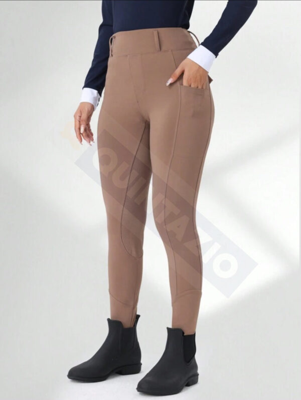 Ladies Color Silicon Grip Breeches - Image 4